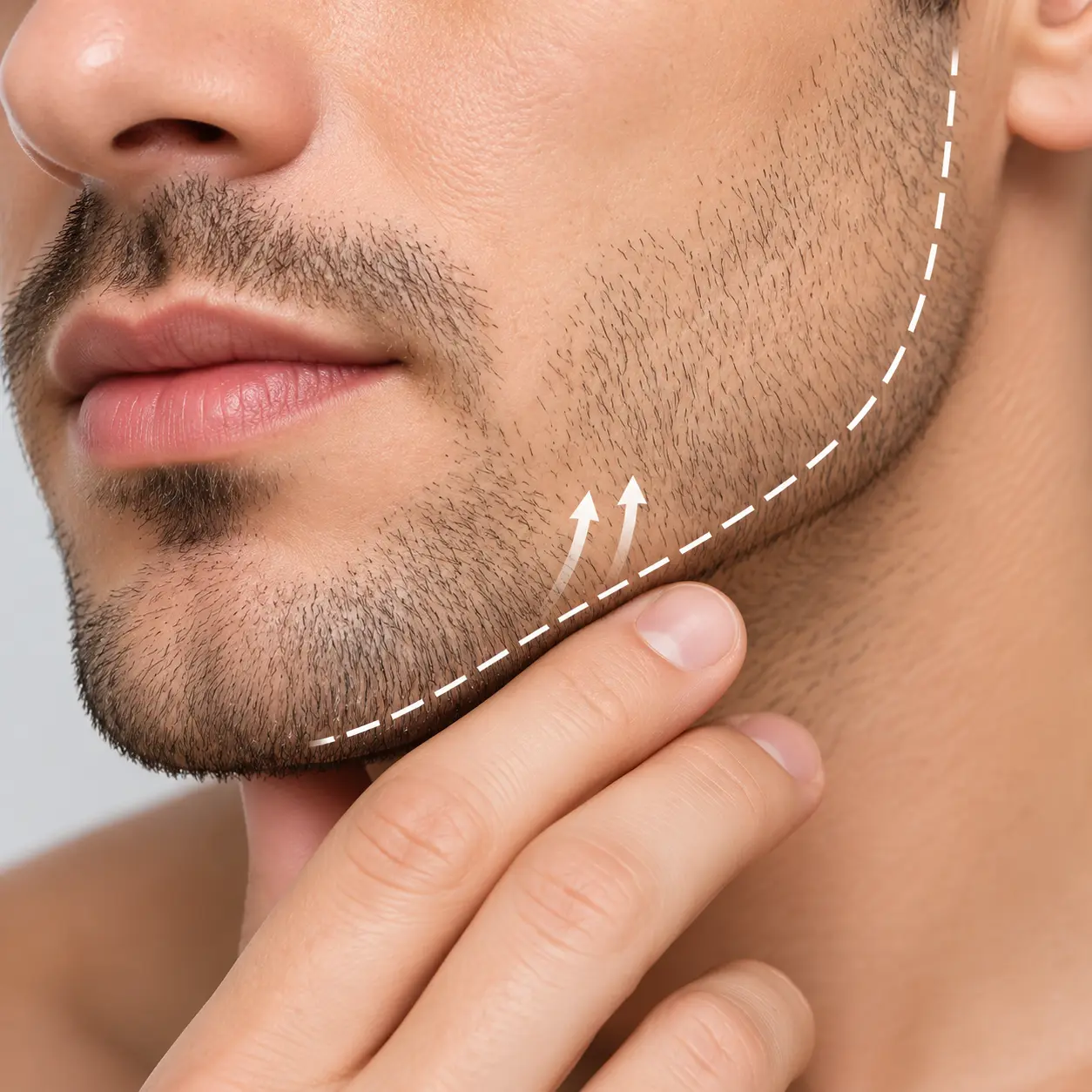 Lipostructure et lipofilling chez l'homme